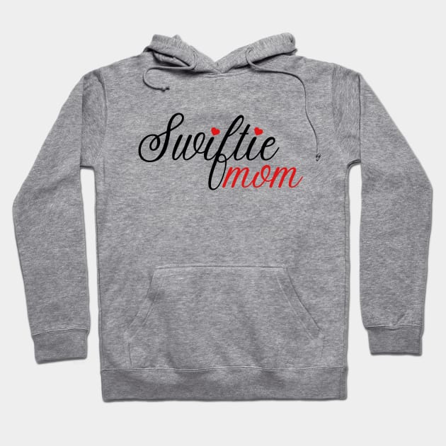 Swiftie Mom Typography Hoodie by Aldrvnd